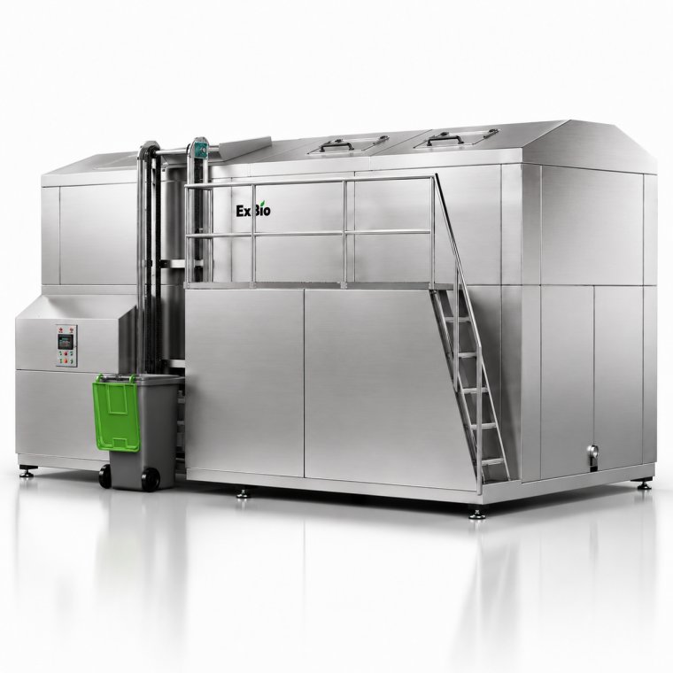 엑스바이오 EX-10000 업소용 음식물처리기, 하루 10000kg 처리